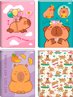 Caderno Jandaia Universitario Capyvibes Cd Cost 80fls
