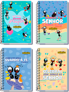 Caderno Credeal Universitario Smilinguido Cd 1m 80fls