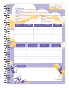Caderno Credeal Universitario Smilinguido Cd 10m 160fls