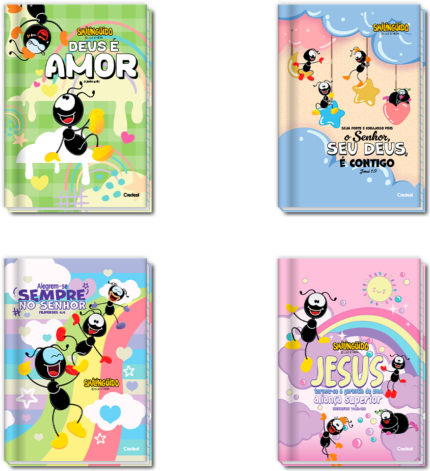 Caderno Credeal Universitario Smilinguido Cd Cost 80fls