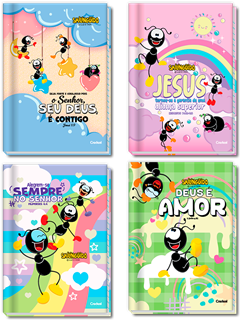 Caderno Credeal Universitario Smilinguido Cd Cost 80fls