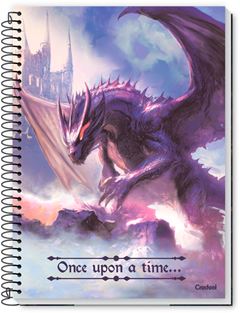 Caderno Credeal Universitario Aventura Dragoes Cd 1m 80fls