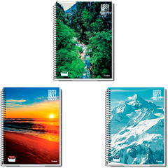 Caderno Credeal Universitario Happy Cd 10m 140fls