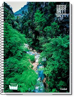 Caderno Credeal Happy 1/4 Cd Esp 200fls