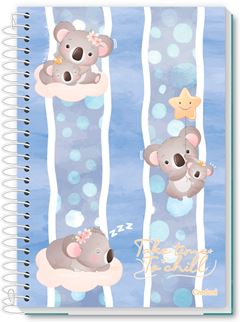 Caderno Credeal Universitario Lala Pets Cd 1m 80fls