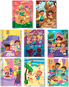 Caderno Credeal Turma Da Lala 1/4 Cf Cost 96fls