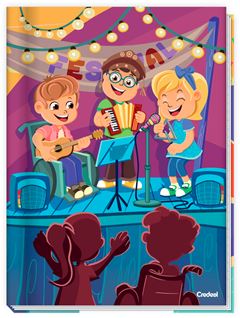 Caderno Credeal Turma Da Lala 1/4 Cf 96fls