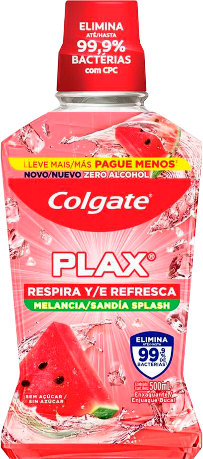 Enxaguante Bucal Colgate Plax Melancia 500ml