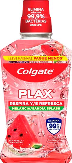 Enxaguante Bucal Colgate Plax Melancia 500ml
