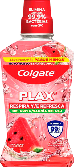 Enxaguante Bucal Colgate Plax Melancia 500ml