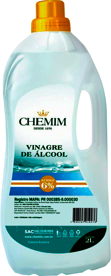 Vinagre De Alcool Chemim 2l