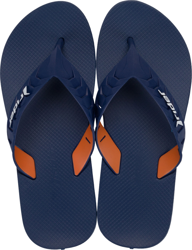 Sandalia Rider Street Duo Masc Adulto Azul/Azul/Laranja