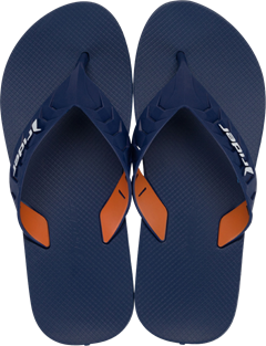 Sandalia Rider Street Duo Masc Adulto Azul/Azul/Laranja