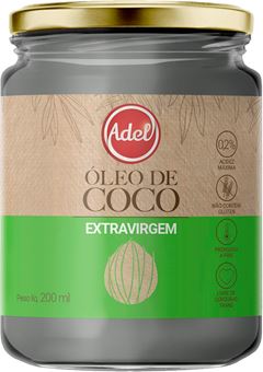Oleo De Coco Adelcoco Extra Virgem 200ml