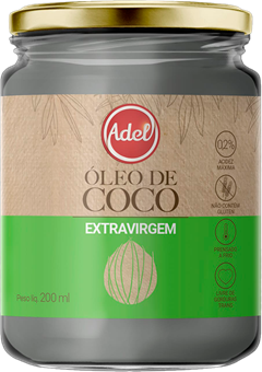 Oleo De Coco Adelcoco Extra Virgem 200ml