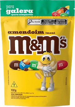 Chocolate M&M Amendoim Pouch 132g