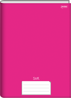 Caderno Jandaia Stff 1/4 Cd Cost 48fls Rosa