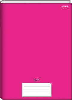 Caderno Jandaia Stff 1/4 Cd Cost 96fls Rosa
