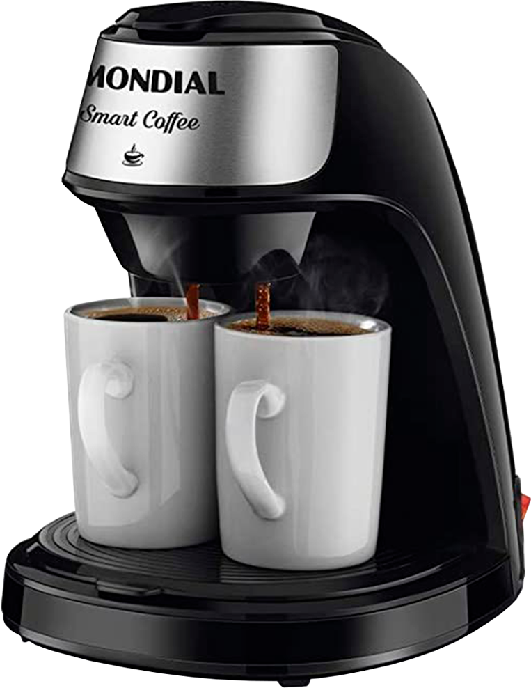 Cafeteira Mondial Preta 2 Xicaras 220v