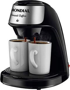 Cafeteira Mondial Preta 2 Xicaras 220v