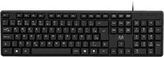 Teclado Multilaser Com Fio Usb Slim  Preto