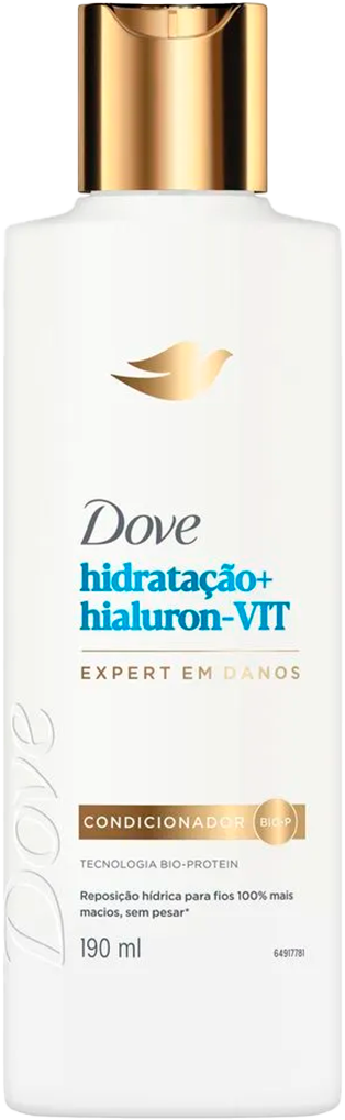 Condicionador Dove Hidratacao + Hialuron Vit 190ml