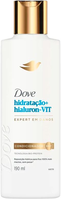 Condicionador Dove Hidratacao + Hialuron Vit 190ml