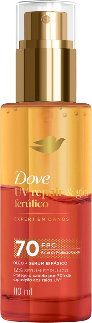 Oleo Capilar Dove Uv Repair Glow + Ferulico 110ml