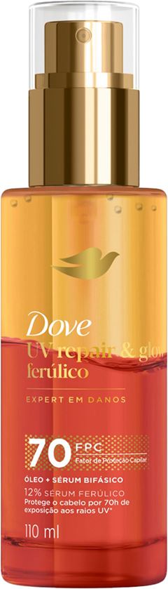 Oleo Capilar Dove Uv Repair Glow + Ferulico 110ml