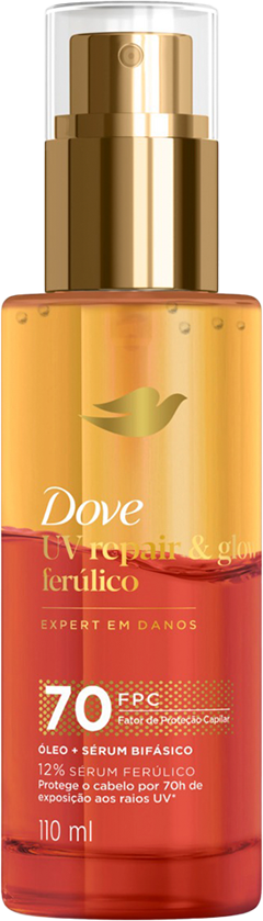 Oleo Capilar Dove Uv Repair Glow + Ferulico 110ml
