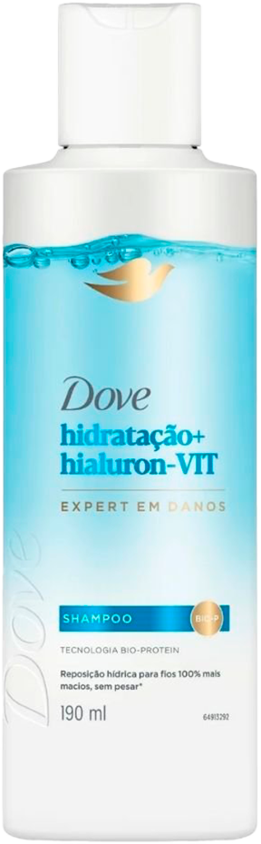 Shampoo Dove  Hidratacao + Hialuron Vit 190ml