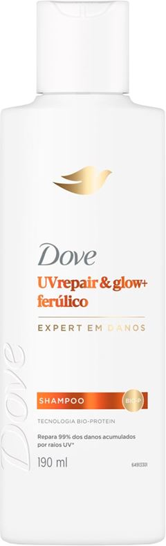 Shampoo Dove Uv Repair Glow + Ferulico 190ml