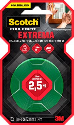 Fita Dupla Face 3m Extreme 12x1,4m Blister