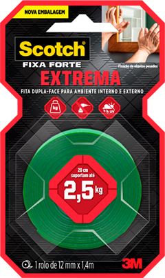 Fita Dupla Face 3m Extreme 12x1,4m Blister