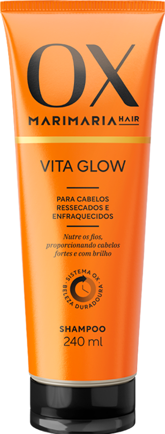 Shampoo Ox Mari Maria Vita Glow Bisnaga 240ml