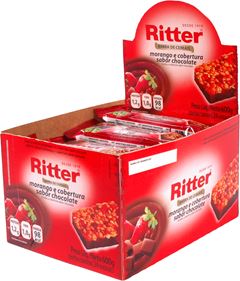Barra De Cereal Ritter Morango E Chocolate 25g