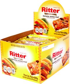 Barra De Cereal Ritter Banana Aveia E Mel 25g