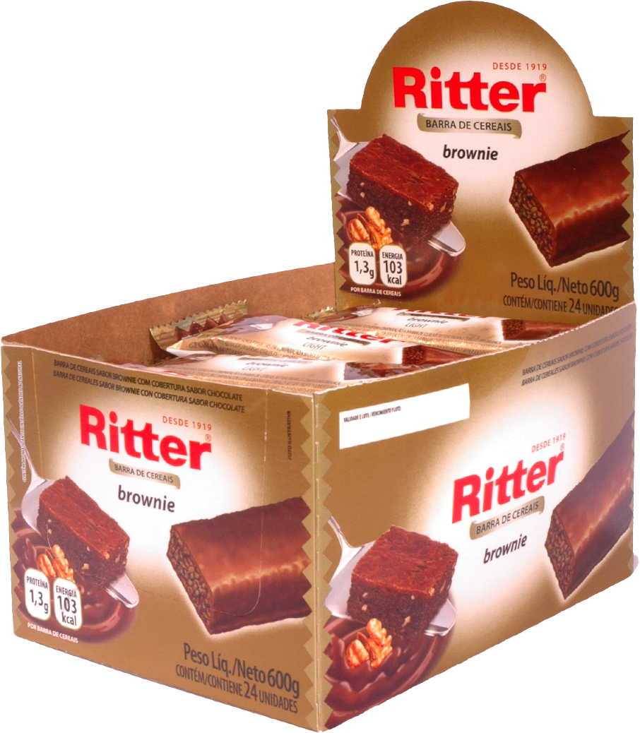 Barra De Cereal Ritter Brownie 25g