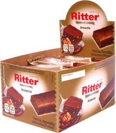 Barra De Cereal Ritter Brownie 25g