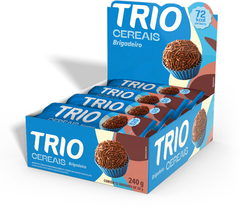 Barra De Cereal Trio Brigadeiro 20g
