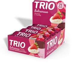 Barra De Cereal Trio Morango E Chantilly 20g