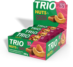 Barra De Cereal Trio Nuts Chocolate 25g