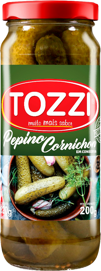 Pepino Em Conserva Tozzi 200g