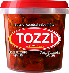 Tomate Seco Tozzi Balde 1,8kg