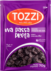 Uva Passa Tozzi Preta Sem Semente 70g