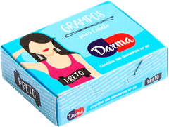 Grampo Cabelo Darma Cabelo Preto N7 5x100