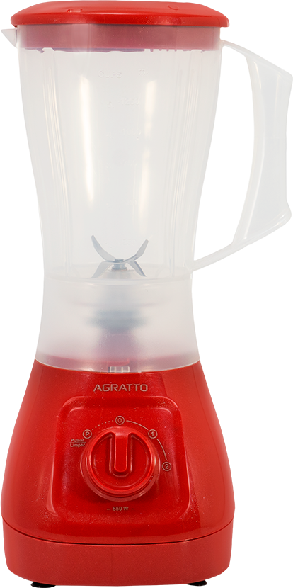 Liquidificador Agratto 2 Velocidade Vermelho 1,5l 850w 220v