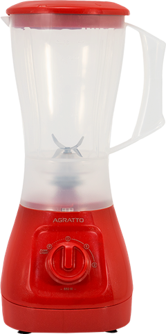 Liquidificador Agratto 2 Velocidade Vermelho 1,5l 850w 220v
