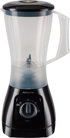 Liquidificador Agratto 2 Velocidades Preto 1,5l 850w 220v