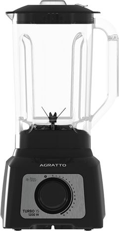 Liquidificador Agratto Turbo Preto 1200w 220v